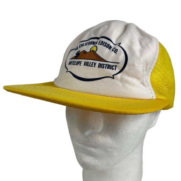 Vintage Snapback Mesh Trucker Hat Cap Southern California Mountains Antelope VLY main image 4